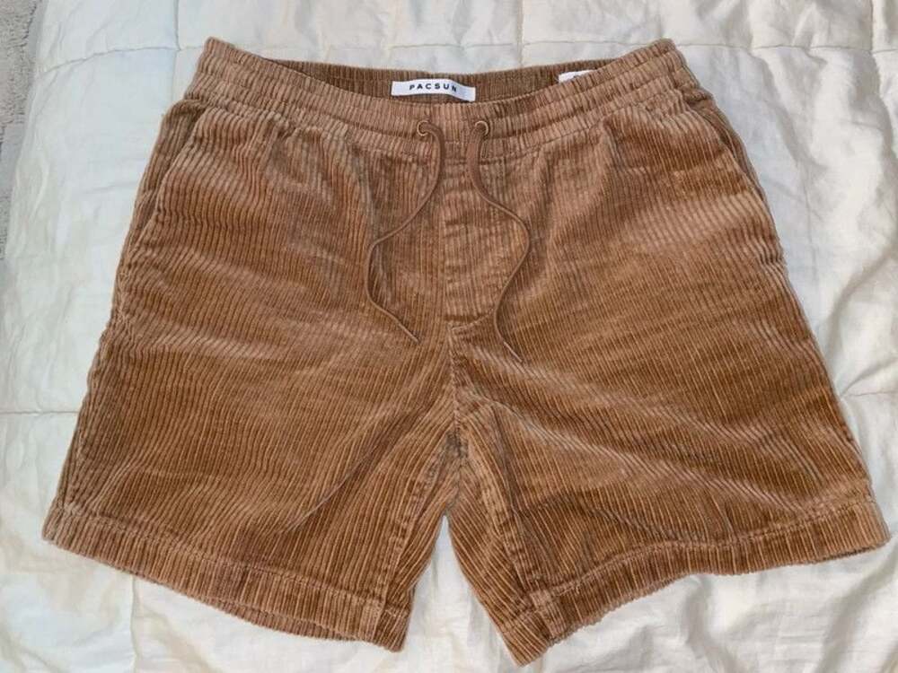 Pac Sun corduroy volley shorts S